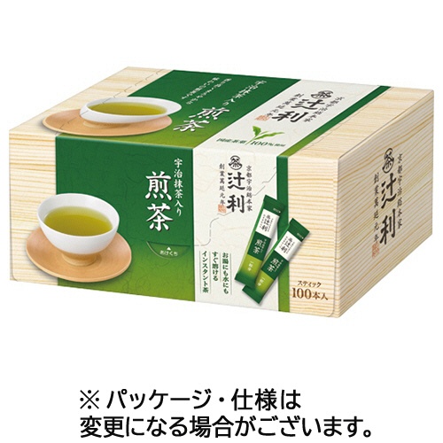 片岡物産　辻利　インスタント宇治抹茶入り煎茶　１セット（２００本：１００本×２箱）1