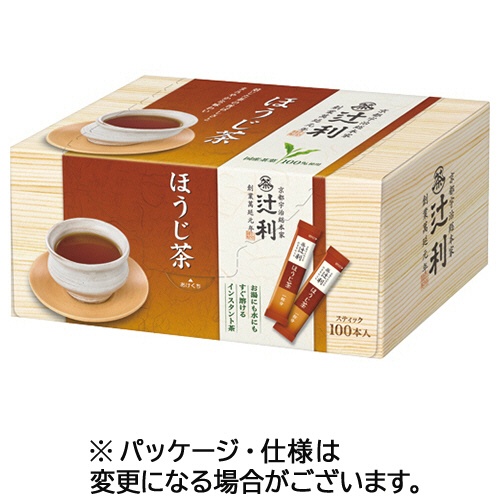 片岡物産　辻利　インスタントほうじ茶　１セット（２００本：１００本×２箱）1