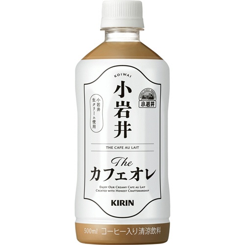 キリンビバレッジ　小岩井　Ｔｈｅカフェオレ　５００ｍｌ　ペットボトル　１セット（４８本：２４本×２ケース）1