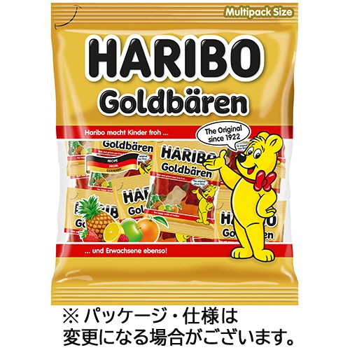 ハリボー　ミニゴールドベア　２５０ｇ／パック　１セット（約６０袋：約２０袋×３パック）1