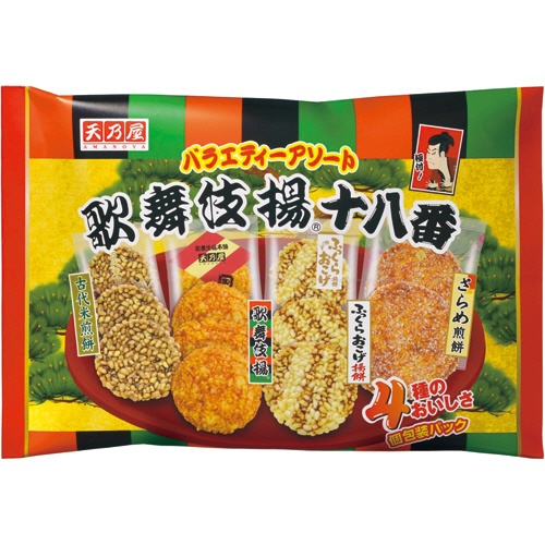 たのめーる 天乃屋 歌舞伎揚十八番 バラエティーアソート 1セット 10パック の通販 たのめーる 天乃屋 歌舞伎揚十八番 バラエティーアソート 1セット 10パック の通販