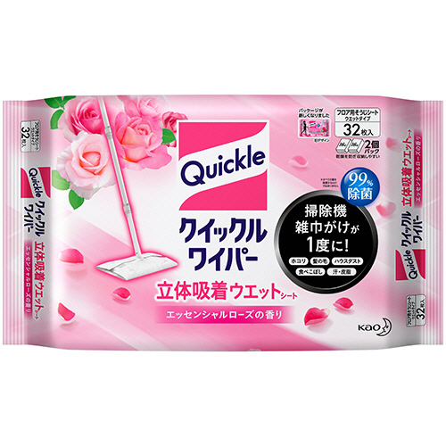 たのめーる 花王 クイックルワイパー 立体吸着ウエットシート