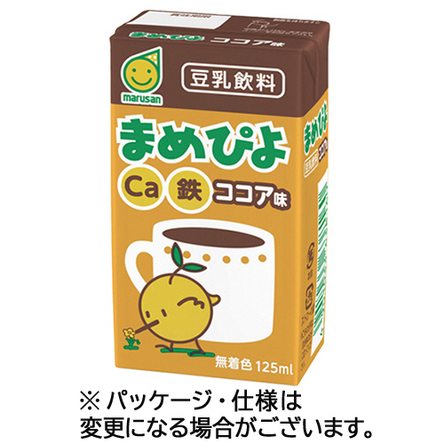 マルサン まめぴよ ココア味 125ml ×24本