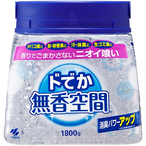 小林製薬　ドでか無香空間　本体　１８００ｇ　１セット（４個）1