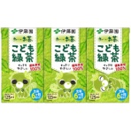 伊藤園　おーいお茶　こども緑茶　１２５ｍＬ　紙パック　１ケース（３６本：３本×１２パック）