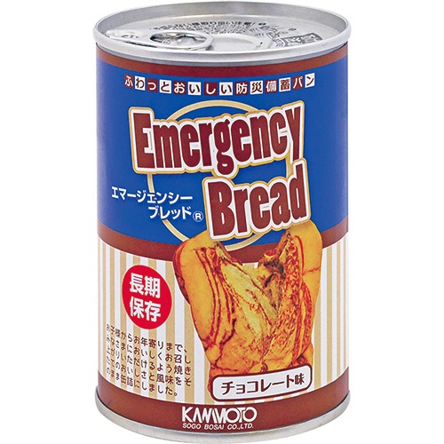 河本総合防災　エマージェンシーブレッド　チョコレート　１セット（２４缶）1
