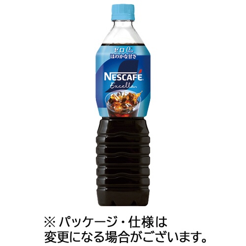 ネスレ　ネスカフェ　エクセラ　ボトルコーヒー　ゼロ　ほのかな甘さ　９００ｍＬ　ペットボトル　１セット（２４本：１２本×２ケース）1