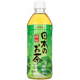 えひめ飲料　ＰＯＭ　日本のお茶（緑茶）　５００ｍｌ　ペットボトル　１ケース（２４本）