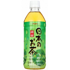 えひめ飲料　ＰＯＭ　日本のお茶（緑茶）　５００ｍｌ　ペットボトル　１ケース（２４本）1