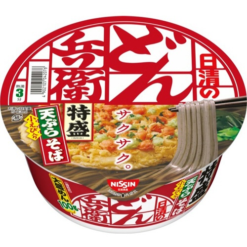 日清食品　日清のどん兵衛　特盛天ぷらそば［東］　１４３ｇ　１ケース（１２食）2