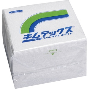 日本製紙クレシア　キムテックス　タオルタイプ　ホワイト　６０７１２　１セット（６００枚：５０枚×１２パック）1