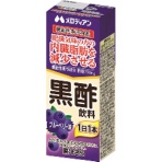 メロディアン　黒酢飲料　ブルーベリー味　２００ｍｌ　紙パック　１ケース（２４本）