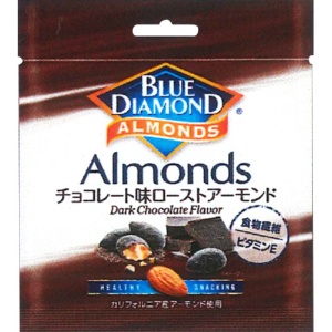 ブルー　ダイヤモンド　グロワーズ　チョコレート味ローストアーモンド　２０ｇ／パック　１セット（６パック）1