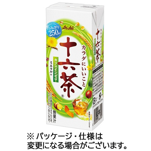 アサヒ飲料　十六茶　２５０ｍＬ　紙パック　１ケース（２４本）1