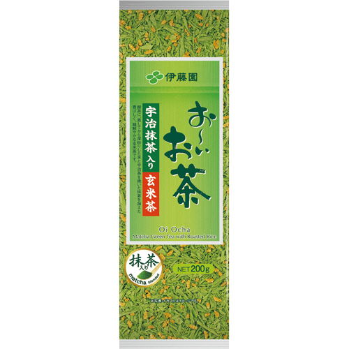 【未開封品】たむらのスパイス　お～いお茶　玄米茶　抹茶入り　粉末　国産茶葉 たのめーる】伊藤園 おーいお茶 宇治抹茶入り玄米茶 200g 1