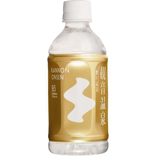 観音温泉　飲む温泉　観音温泉　３５０ｍｌ　ペットボトル　１セット（６０本：３０本×２ケース）1