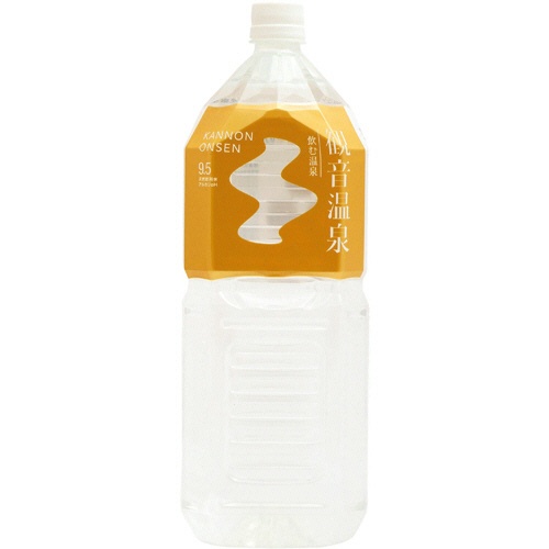 観音温泉　飲む温泉　観音温泉　２Ｌ　ペットボトル　１ケース（６本）1