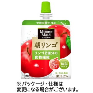 コカ・コーラ　ミニッツメイド　朝リンゴ　１８０ｇ　１ケース（２４パック）1