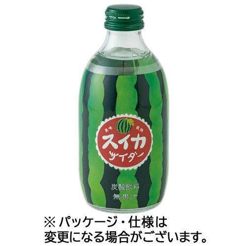 友桝飲料　スイカサイダー　３００ｍＬ　瓶　１ケース（２４本）1