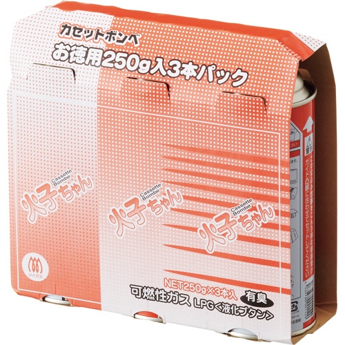 ＴＴＳ　火子ちゃんボンベ　１セット（１２本：３本×４パック）2