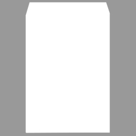 ピース　再生ケント封筒　角２　１００ｇ／ｍ2　〒枠なし　ホワイト　４３５　１パック（１００枚）