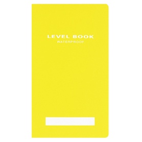 コクヨ　測量野帳（ブライトカラー）　耐水・ＰＰ表紙　レベル　合成紙　３０枚　黄　セ－Ｙ３１Ｙ　１冊