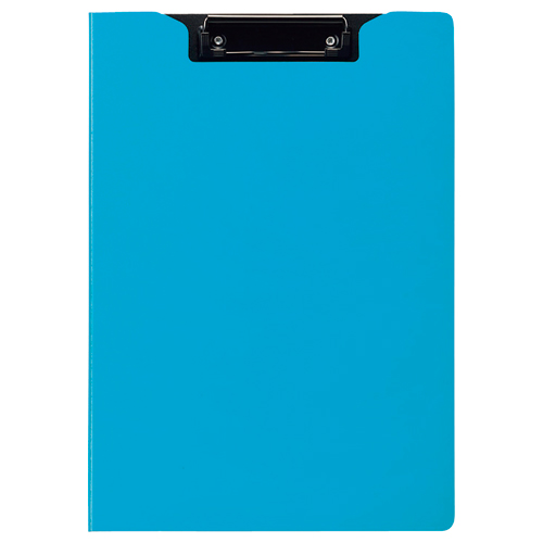たのめーる】TANOSEE クリップボード A4タテ ブルー 1枚の通販