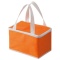 ＴＡＮＯＳＥＥ　不織布保冷バッグ　ヨコ２１５×タテ１４５×マチ幅１４０ｍｍ　オレンジ　１パック（５枚）