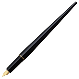 プラチナ　デスクペン万年筆　ブラック（黒インク）　ＤＰＱ－７００Ａ＃１　１本