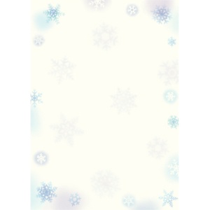 ササガワ　ＯＡ対応和柄用紙　和ごころ　Ａ４判　雪の結晶　４－１０１１　１冊（１０枚）2