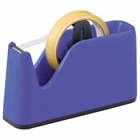 ライオン事務器　テープカッター　大巻・小巻両用　６３×２０１×１０９ｍｍ　ブルー　ＮＯ．３５０Ｎ　１台