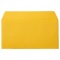 寿堂　カラー横型封筒　１１０×２２０ｍｍ　１２７.９ｇ／ｍ2　テープのり付　〒枠なし　柚子　１０３５１　１パック（１０枚）