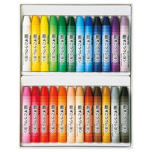 ぺんてる　ずこうクレヨン　極太　２４色　ＰＴＣＧ１－２４　１セット2