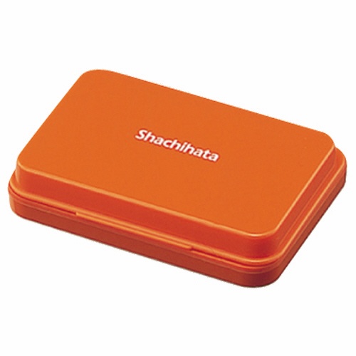 シヤチハタ　スタンプ台　小形　朱色　ＨＧＮ－１－ＯＲ　１個1