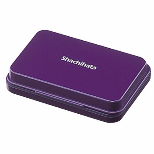 たのめーる】シヤチハタ スタンプ台 小形 紫 HGN-1-V 1個の通販