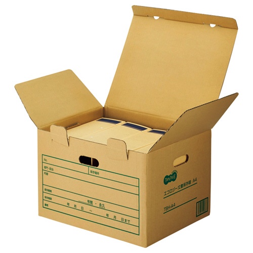 ＴＡＮＯＳＥＥ　文書保存箱　Ｂ４・Ａ３用　内寸：Ｗ４５５×Ｄ３９６×Ｈ３２７ｍｍ　１パック（１０個）3