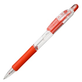 ゼブラ　油性ボールペン　ジムノックＵＫ　０．５ｍｍ　赤　ＢＮＳ１０－Ｒ　１本