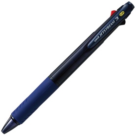 三菱鉛筆　ジェットストリーム　３色ボールペン　０．３８ｍｍ　（軸色：透明ネイビー）　ＳＸＥ３４００３８Ｔ．９　１本