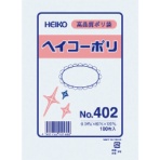 シモジマ HEIKO ポリ規格袋 ヘイコーポリ No.402 紐なし 006617200 1袋(100枚)