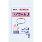 シモジマ　ＨＥＩＫＯ　ポリ規格袋　ヘイコーポリ　Ｎｏ．４０３　紐なし　００６６１７３００　１袋（１００枚）