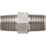 虹技　ＮＰＴ－ＰＴ変換アダプター１／８Ｒ×ＮＰＴ－ＳＳ　１／８ＲＸＮＰＴ－ＳＳ　１個
