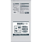 日本サニパック　食品用シート８００角　半透明　Ｂ０８Ｈ　１冊（１００枚）