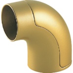 シロクマ　ユニバーサルブラケットエンド　３５φ　ＡＧ　ＢＲ－１７７－３５－ＡＧ　１個