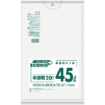 日本サニパック エコノプラス薄手タイプ半透明45L E-40 1袋(20枚)