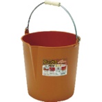 田中工業　フレックスバケツ　１５Ｌ　ブラウン　ＦＢ－１５ＢＲ　１個
