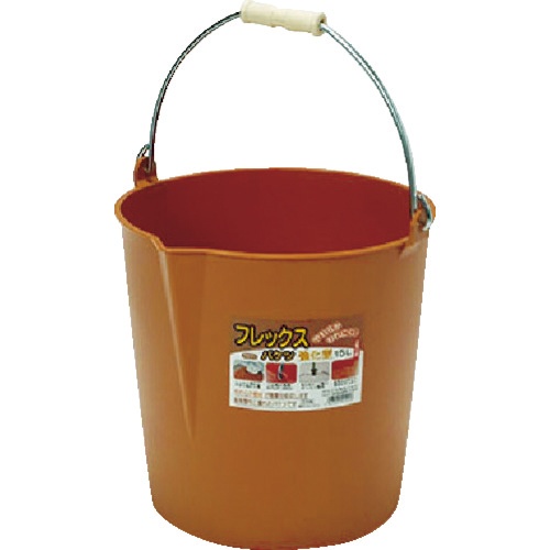 田中工業　フレックスバケツ　１５Ｌ　ブラウン　ＦＢ－１５ＢＲ　１個1