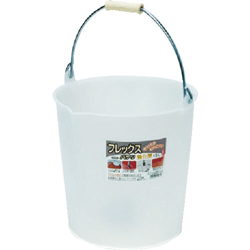 田中工業　フレックスバケツ　１５Ｌ　クリア　ＦＢ－１５Ｃ　１個1