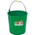 田中工業　フレックスバケツ　１５Ｌ　グリーン　ＦＢ－１５Ｇ　１個