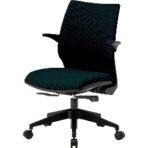 藤沢工業　ＴＯＫＩＯ　オフィスチェア　ＦＳＴ－８８Ａ　肘付き　ブラック　ＦＳＴ－８８Ａ－ＢＫ　１脚