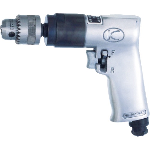 空研　エアードリル（１０ｍｍ能力・正逆回転タイプ）　ＫＤＲ－９０１Ｒ　１台1
